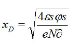 MOS场效应管结构电容压控特性分析公式